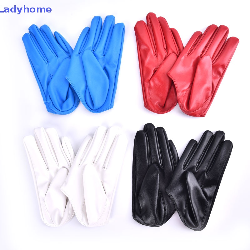 Găng Tay Da PU Hở Ngón Gợi Cảm Cho Nữ