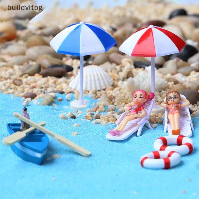 Mô Hình Bãi Biển Mini Nhân Tạo Chống Nắng Trang Trí Tiểu Cảnh / Vườn Nhà Búp Bê vitbg