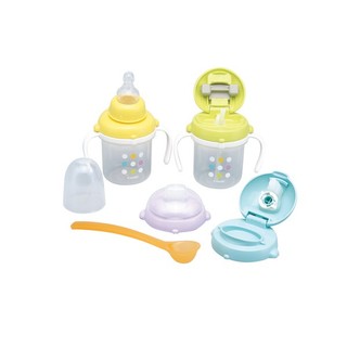 Bình chấm bi Combi bước 3 xanh ngọc