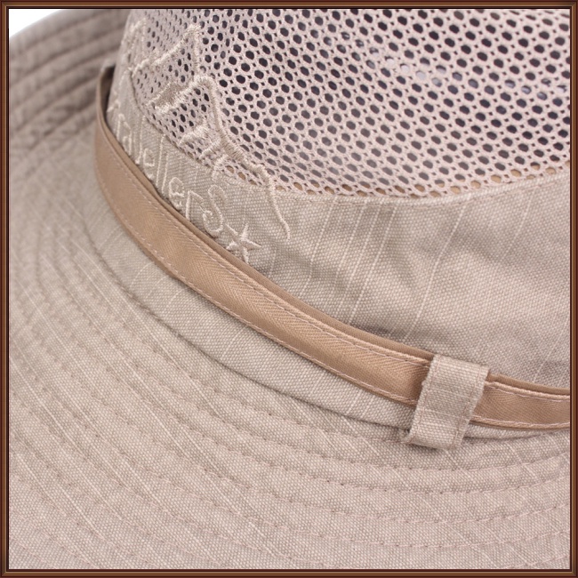 Mũ Tai Bèo Chống Nắng Thoáng Khí Kèm Dây Đeo Tùy Chỉnh Thời Trang Xuân Hè Cho Nam Và Nữ