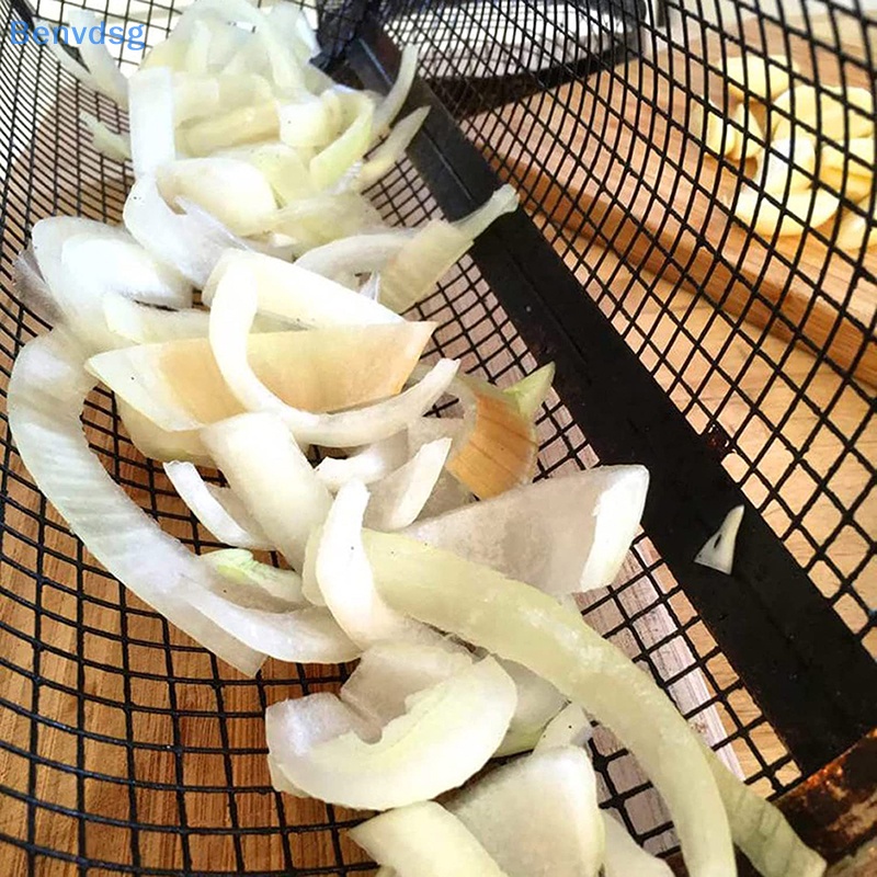 Vỉ Nướng BBQ Hình Tròn Bằng Thép Không Gỉ Tiện Dụng