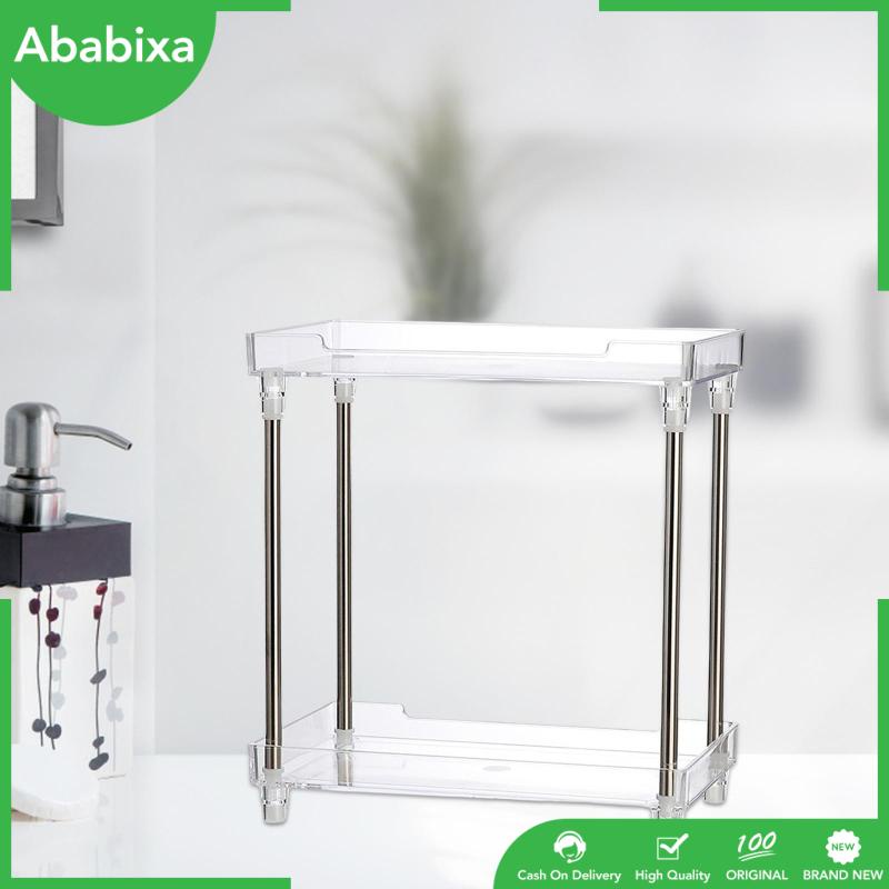 Khay Đựng Trang Sức Hai Tầng Chống Trượt Sức Chứa Lớn Tiện Dụng Cho Nhà Bếp / Văn Phòng / Ban Công