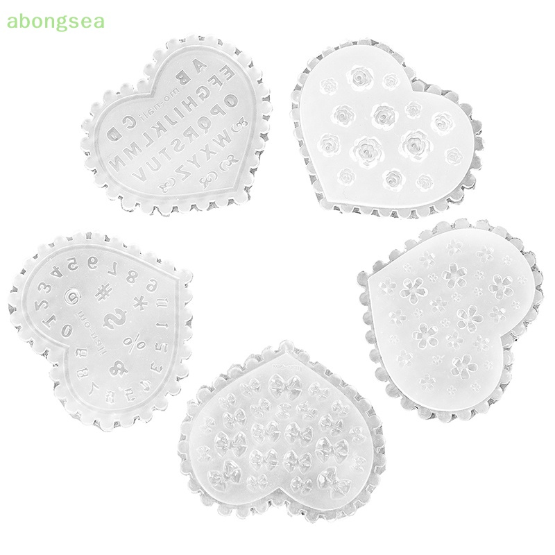 Khuôn Silicone Tạo Hình Trang Trí Móng Tay 3D DIY