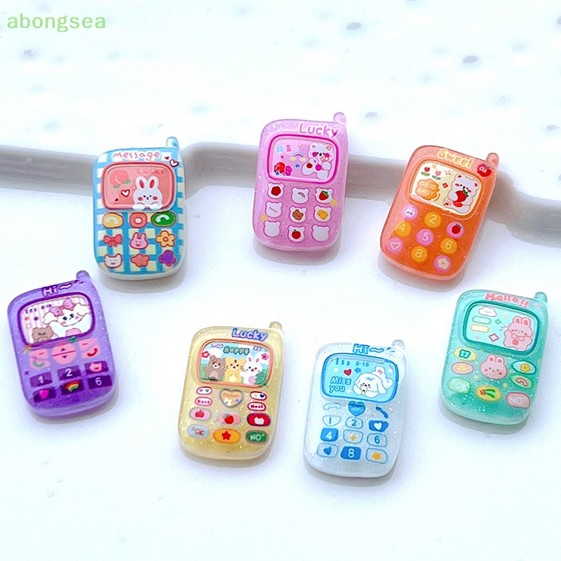 Set 10 Mô Hình Điện Thoại Mini Dùng Để Trang Trí Nhà Búp Bê