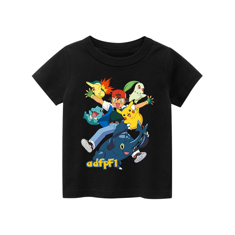 Áo thun trẻ em POKEMON 2 , 8 màu áo, đầy đủ size có big size, MÀU KHÁC NHẮN TIN SHOP