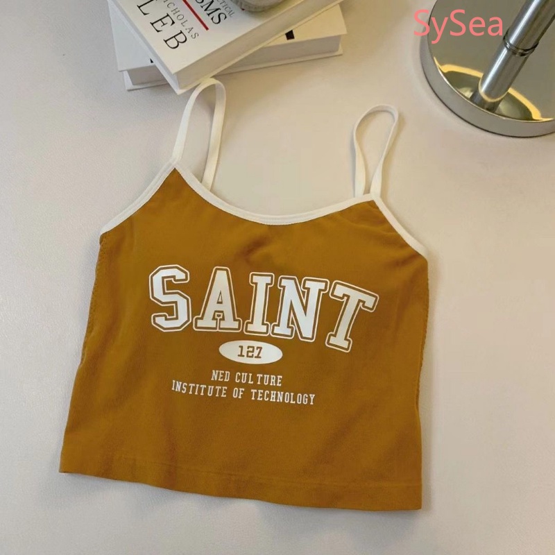 Áo Dây In Chữ Thời Trang Mùa Hè Dành Cho Nữ