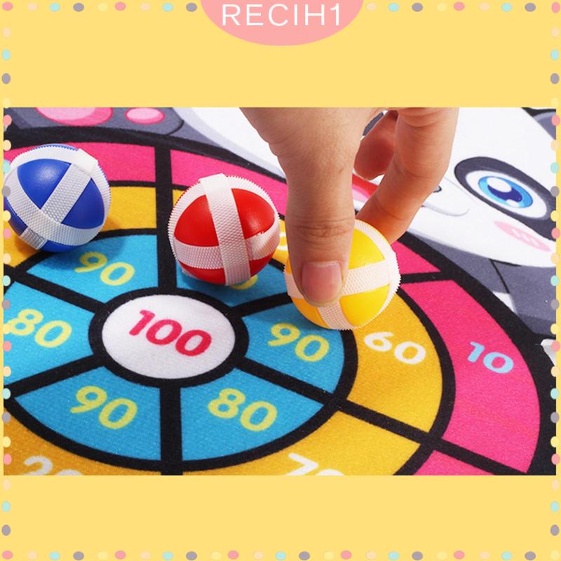 Bộ Trò Chơi Mục Tiêu Dính Kèm 15 Quả Bóng Dính Họa Tiết Hoạt Hình Vui Nhộn Cho Tiệc Bãi Biển