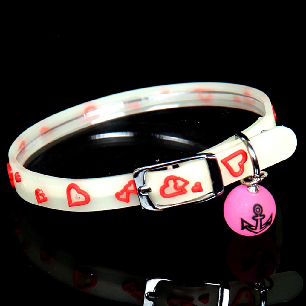 Set 4 Vòng Cổ Silicone Phát Quang Cho Thú Cưng