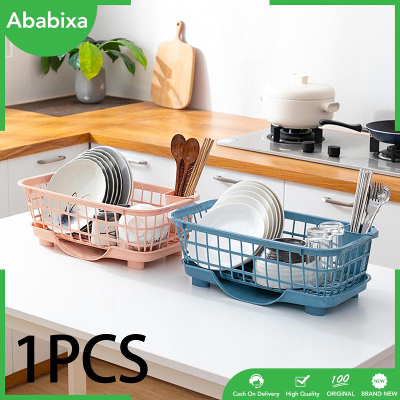 [Ababixa] Giá Đỡ Đũa / Đĩa Phơi Khô Tiết Kiệm Không Gian Cho Bồn Rửa
