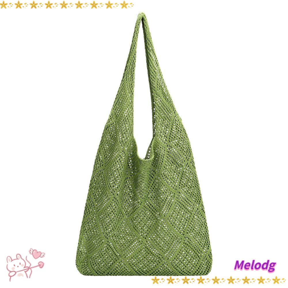 Túi Đeo Vai Đan Len Thiết Kế Đục Lỗ Thời Trang Sang Trọng Cho Nữ