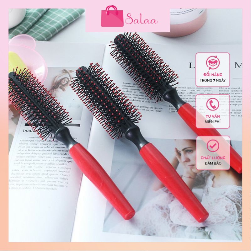 Lược Chải Uốn Xoăn, Uốn Phồng Tóc, Tạo Kiểu Đa Năng - Salaa Store