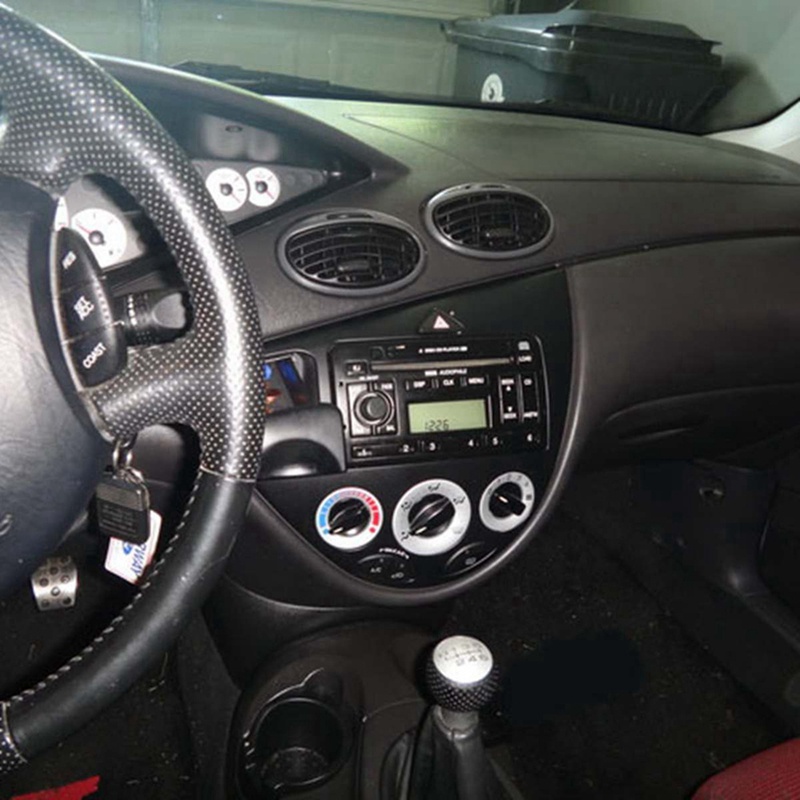 2 Din Radio Fasica cho Ford Focus / Fiesta Bảng điều khiển âm thanh nổi Radio Trim Kit Khung mặt LHD Lắp đặt lại