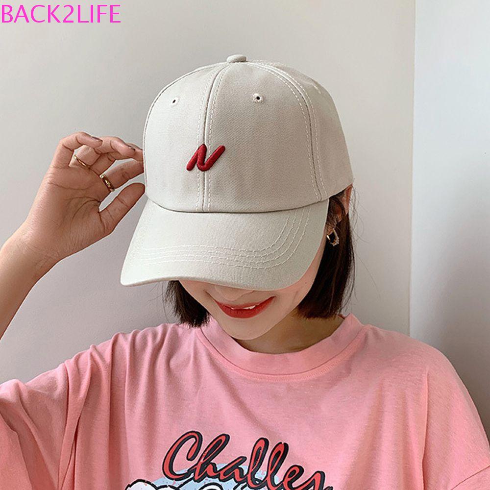 Mũ Lưỡi Trai Cotton Thêu Chữ BACK2LIFE Phong Cách Hip Hop Thời Trang Cho Nam Và Nữ