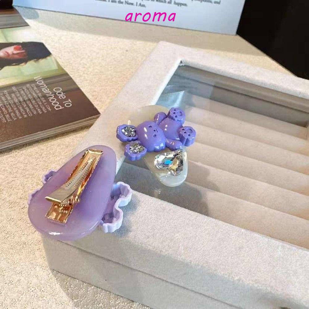 Kẹp Tóc Hình Thỏ Hoạt Hình Bằng Hợp Kim Xinh Xắn Cho Bé Gái