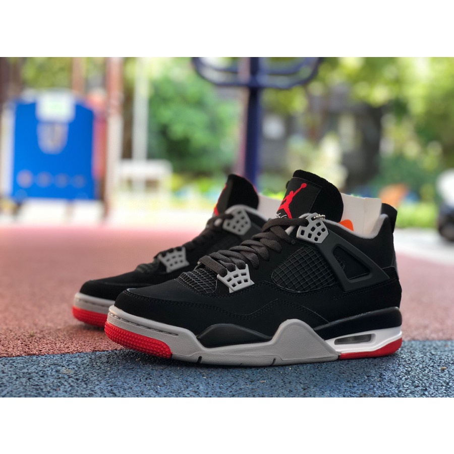 Giày Thể Thao Jordan 4 red Bull AK4 2023new 4 308 497-060 Thoáng Khí Cho Nam