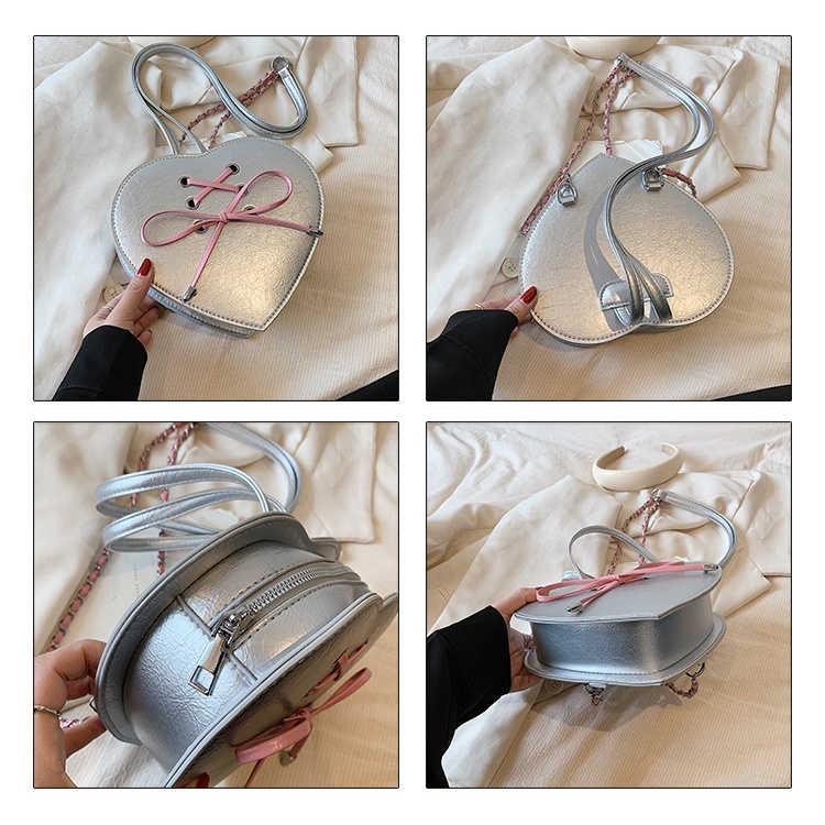 Ba Lô Hình Trái Tim Dễ Thương Cho Nữ