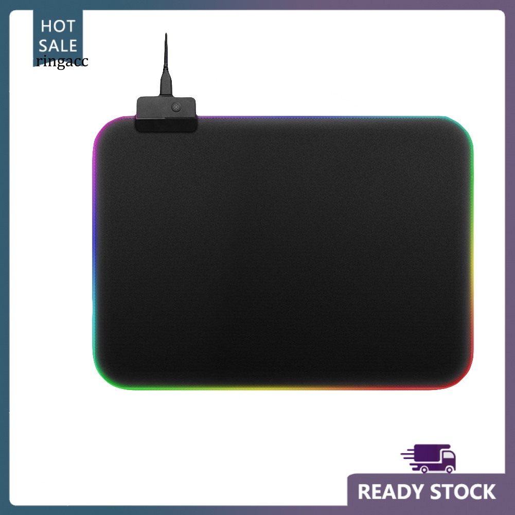 Thảm Lót Chuột Và Bàn Phím RGA RGB Có Đèn LED Phát Sáng Chống Trượt