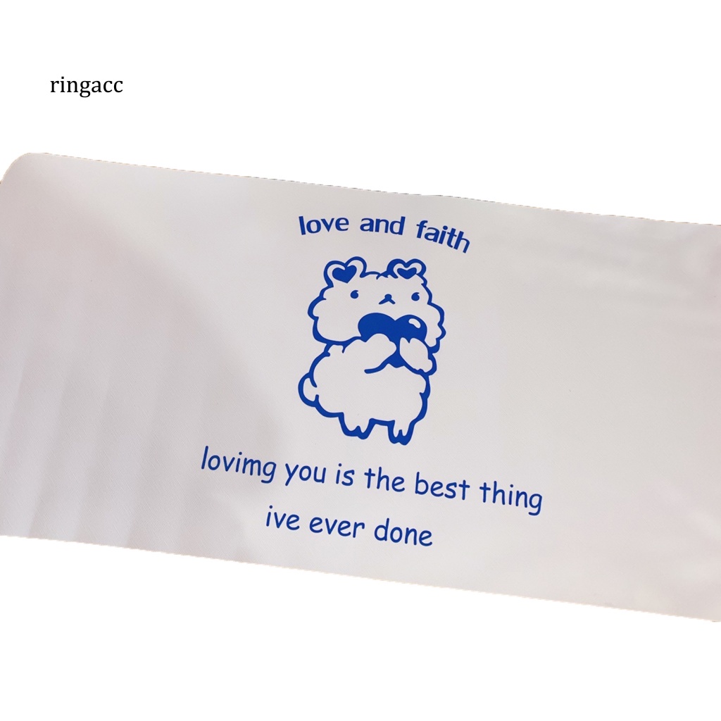 Tấm Lót Chuột RGA Giả Da In Họa Tiết Hoạt Hình Dễ Thương Chống Mòn / Trượt Tiện Dụng