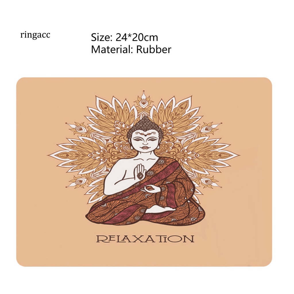 Tấm Lót Chuột RGA Mềm Mại Chống Trượt Họa Tiết Sáng Tạo Có Đệm Lót Cổ Tay