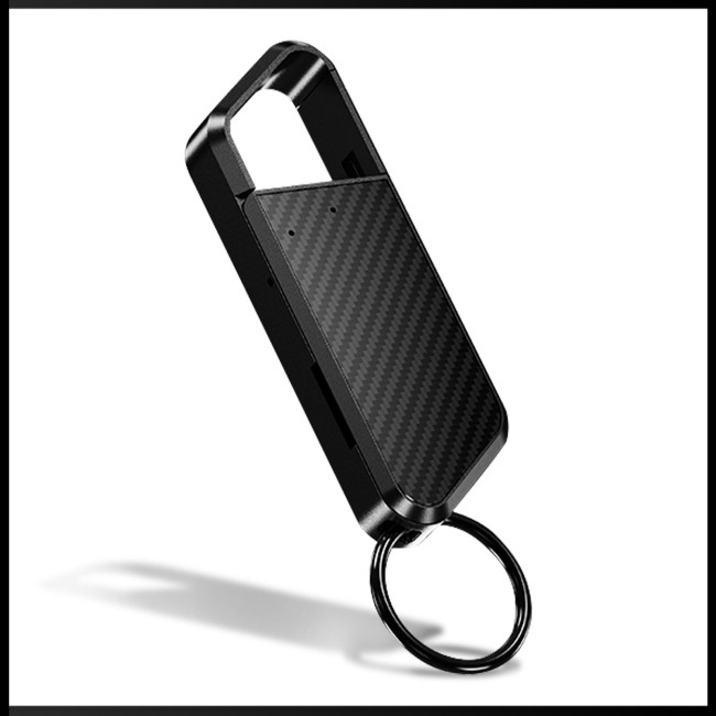 Bút Ghi Âm Giọng Nói Giảm Tiếng Ồn Thiết Kế Nhỏ Gọn Có Móc Treo Chìa Khóa Tiện Dụng