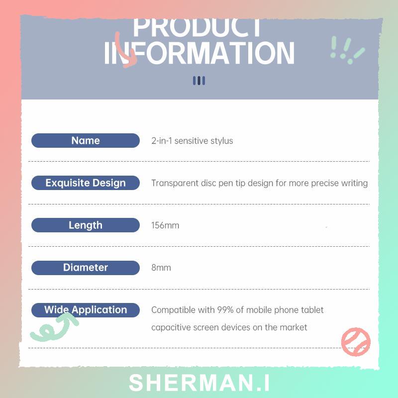 Bút Cảm Ứng Ankndo 2 Trong 1 Cho Máy Tính Bảng Android Samsung Xiaomi IP-SN