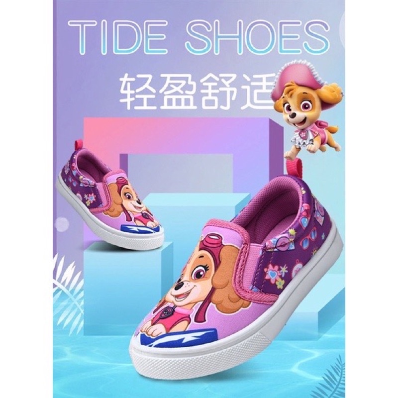 Hàng Có Sẵn Miễn Phí Giao Hàng Giày Lười Vải Canvas In Hình Người Nhện Hoạt Hình Cho Bé Gái