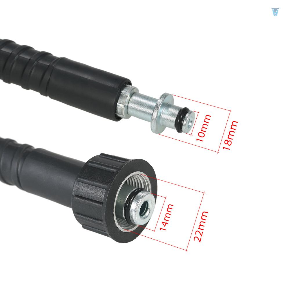 Ống Nối Dài Cho Máy Phun Rửa Áp Suất 3 / 8 &quot;x 26.2 '1200PSI 22mm-14
