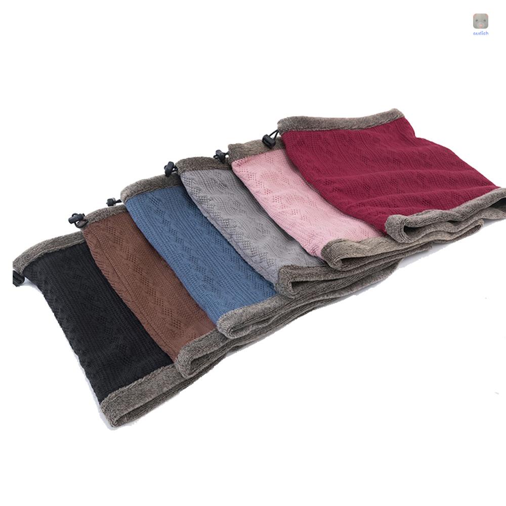 Khăn Choàng Cổ Giữ Ấm Chống Gió Chất Liệu Lông Cừu Dày Dặn