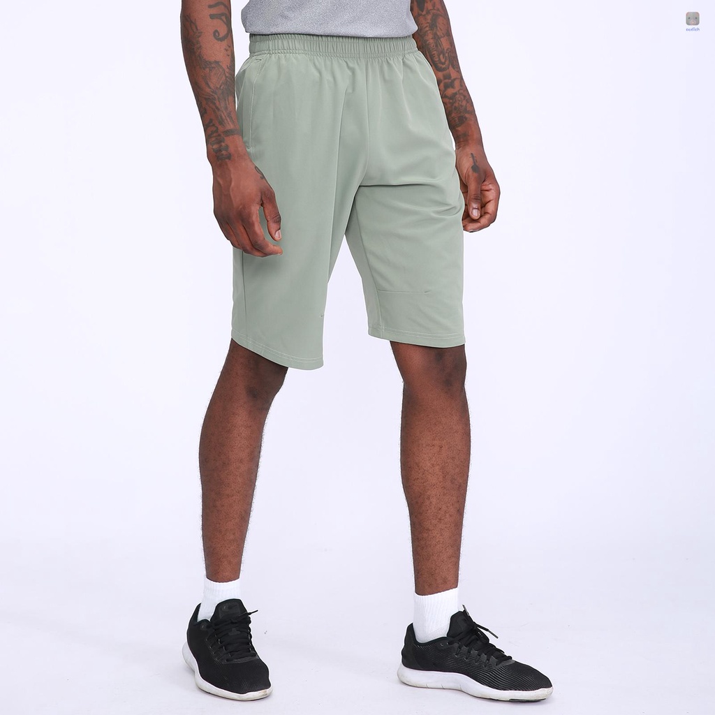 Quần Short Thể Thao Lưng Thun Phối Túi Bên Hông Nhanh Khô Thời Trang Cho Nam