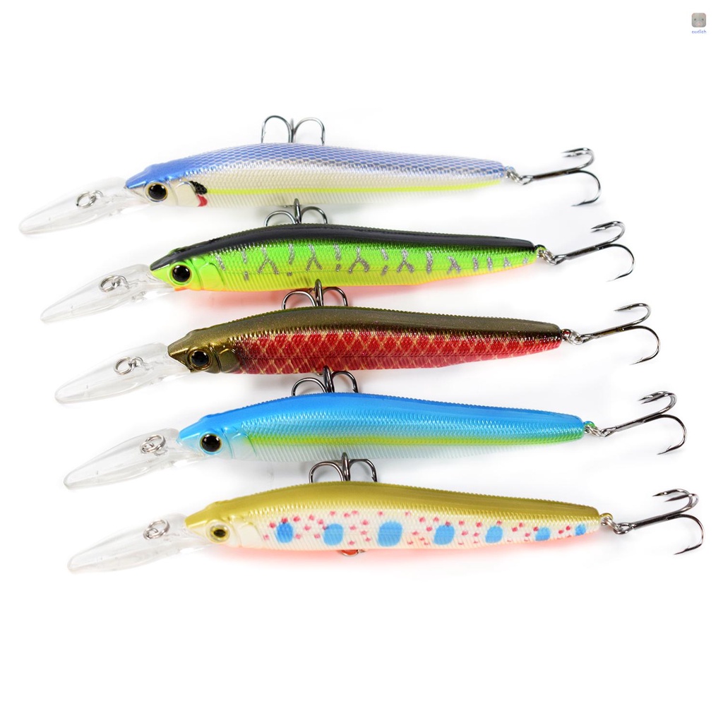 Mồi Câu Cá Giả Bằng Nhựa Cứng Mắt 3D Kích Thước 14cm 14g