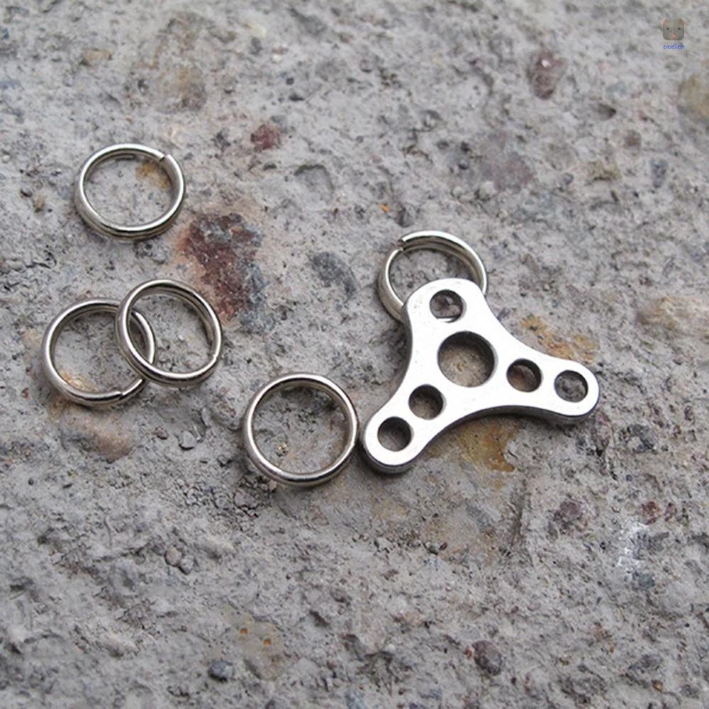 Dụng Cụ Kẹp Tiền Đa Năng Bằng Thép Không Gỉ Có Móc Khóa