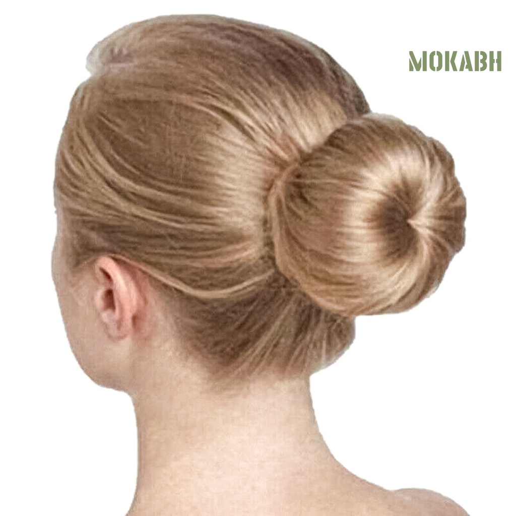 Kẹp Tóc Hình Bánh Donut Bằng Chất Liệu Nylon Dùng Tạo Kiểu Tóc Cho Nữ