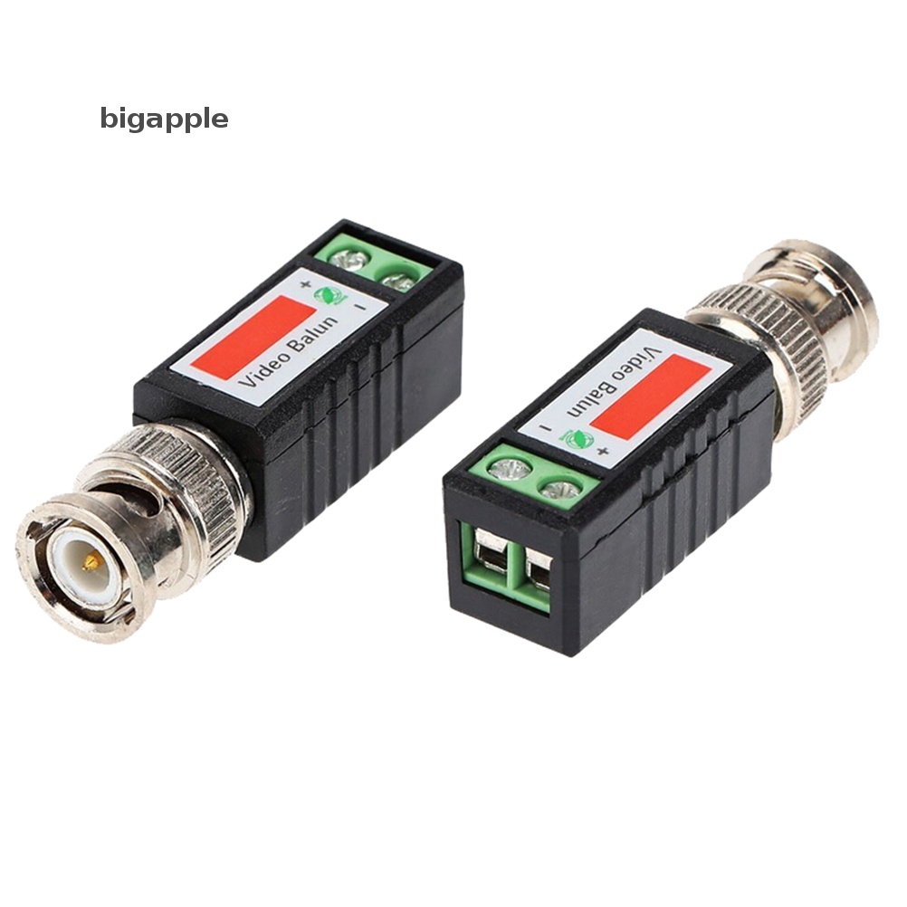 Núm Vú Lớn Lớn Gợn Sóng 1 Bộ Thu Phát Tín Hiệu Video Balun Sang UTP Coax CAT5 CCTV 1 Bộ Thu Phát Tín Hiệu Video Balun Sang UTP Coax CAT5 CCTV 1 X Đồng Trục Đồng Trục C 1x Chất Lượng Cao