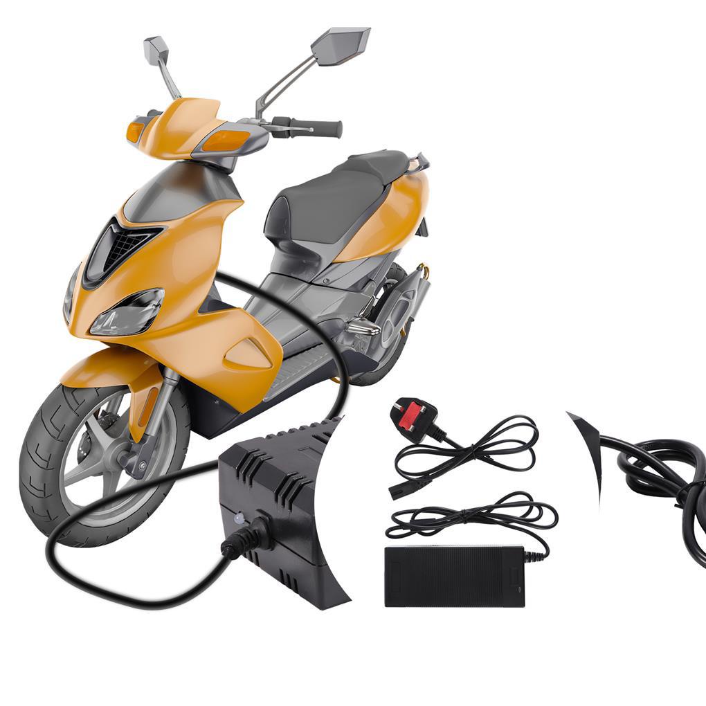Thiết Bị Sạc Pin Đầu Vào 42V 2A 100-240V 1 5A Có Đèn LED Cho Xe Scooter Điện M365