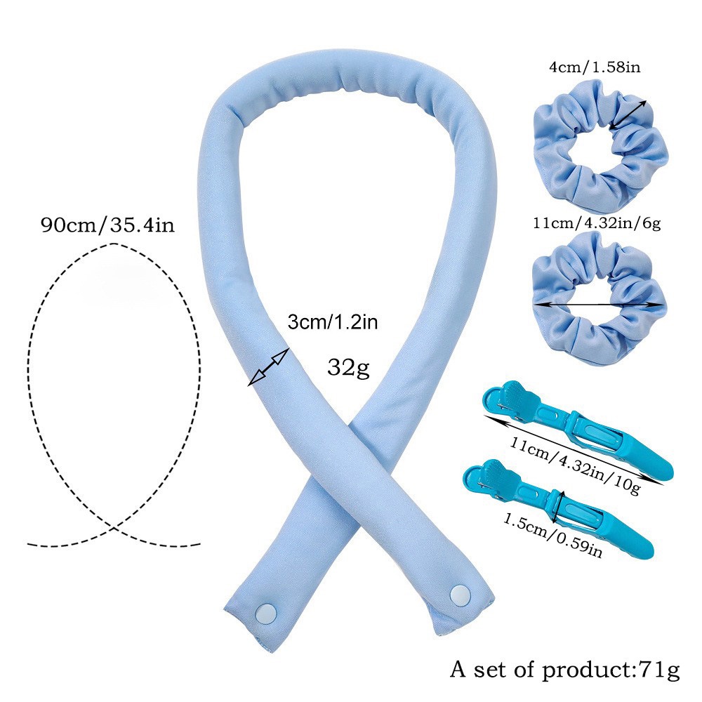 Set 5 dụng cụ uốn tóc HAIMEIKANG không làm tổn thương tóc tạo kiểu tiện lợi cho nữ