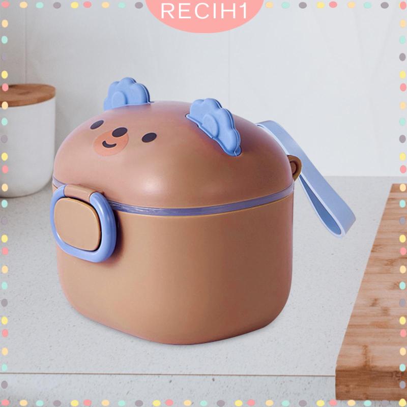 Hộp Đựng Sữa Bột / Thức Ăn Em Bé Có Giá Đỡ Niêm Phong Tiện Dụng Mang Theo Du Lịch