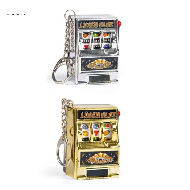 ✿ Móc Khóa Hình Máy Hát Casino Mini Xinh Xắn