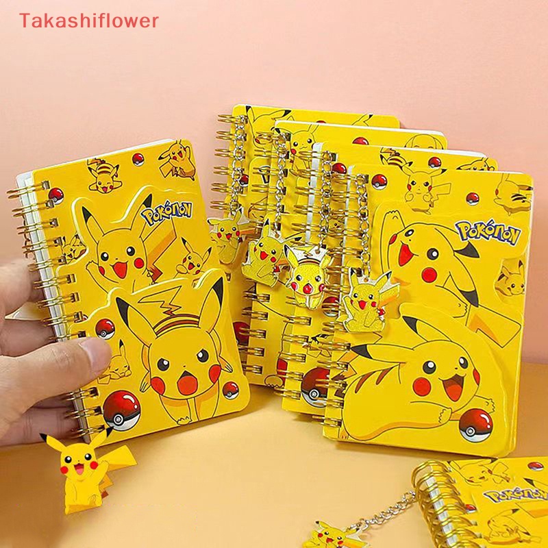 Sổ Tay Hình Pokemon 3D Dạng Cát Chảy Dễ Thương Xinh Xắn