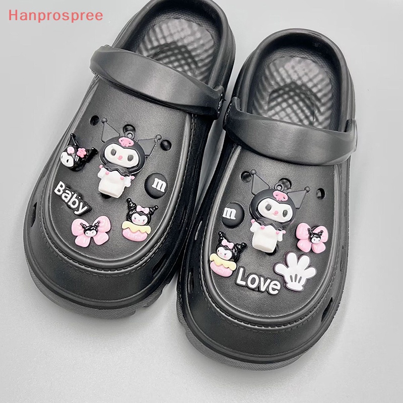 1 Bộ Phụ Kiện Trang Trí Giày Hình Hoa Hoạt Hình Tháo Rời Được DIY