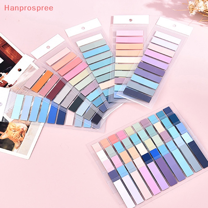 Hanprospree > Cuộn 200 Tờ Giấy Đánh Dấu Trang Sách Trong Suốt Chống Thấm Nước Hình Lá Cờ Cho Học Sinh