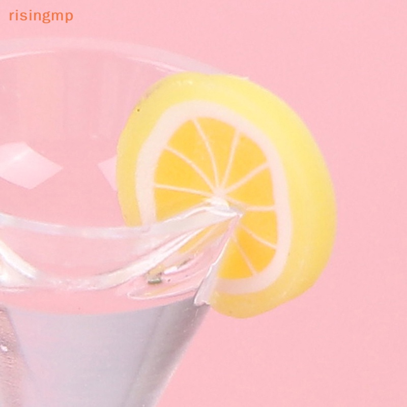 Set 2 Ly Nước Ép Trái Cây Mini Tỉ Lệ 1: 12 Trang Trí Nhà Búp Bê