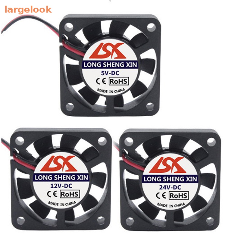 1 Quạt Tản Nhiệt CPU 4010 5V 12V 24V 4CM Không Gây Tiếng Ồn Cho Laptop / Máy Tính