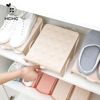 HCHCKệ Để Giày Dép WMES1 Bằng Nhựa Hai Tầng Tiết Kiệm Không Gian