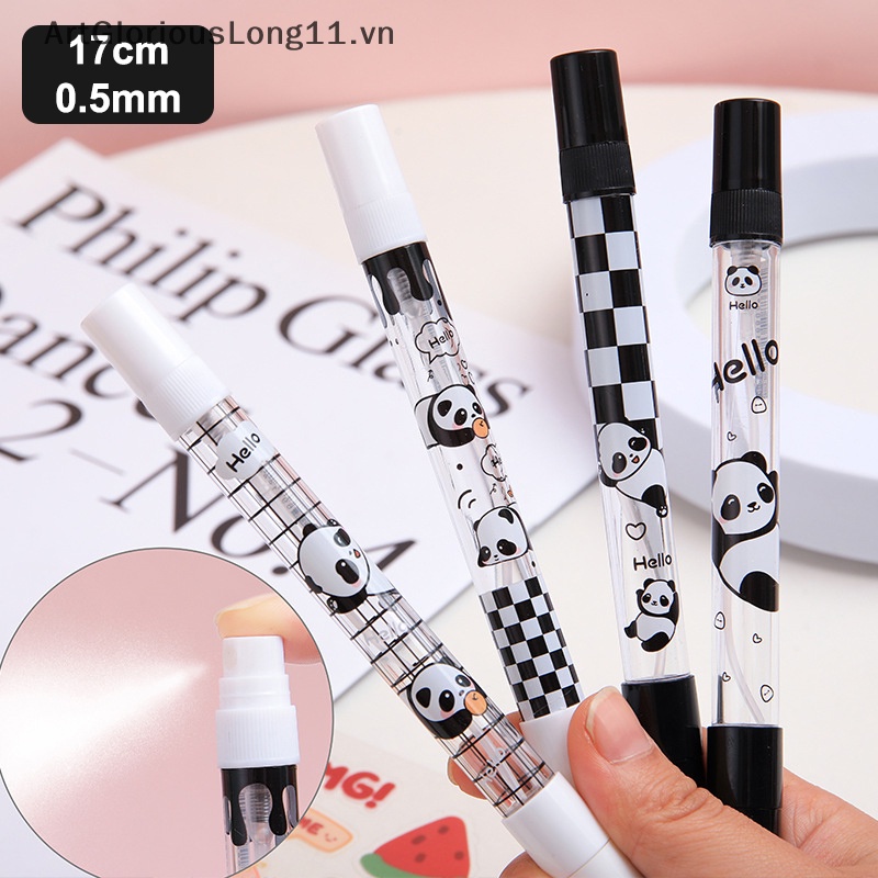 Bút Bơm Nước Rỗng Hình Gấu Trúc Hoạt Hình Có Thể Bơm Lại