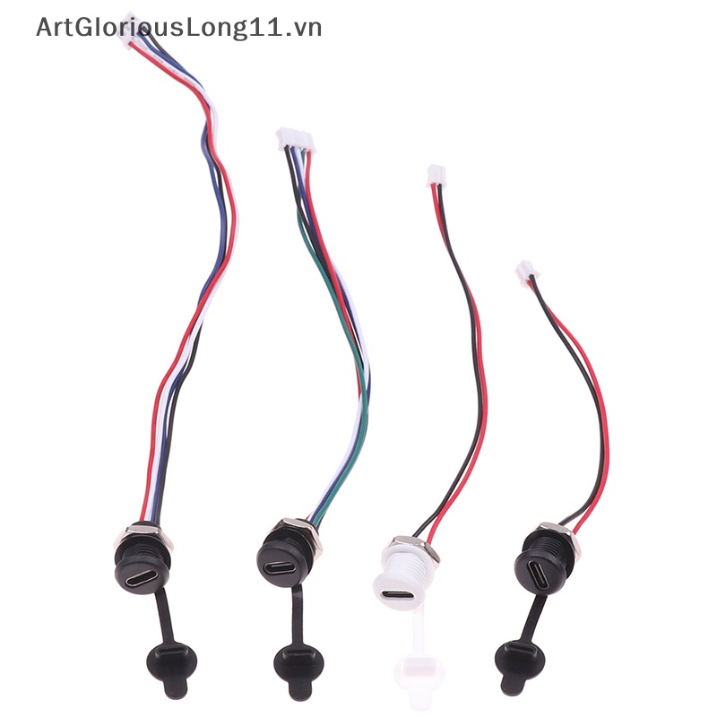 Ổ Cắm Sạc USB Loại C 2 / 4 / 5Pin PH2.0 Không Thấm Nước