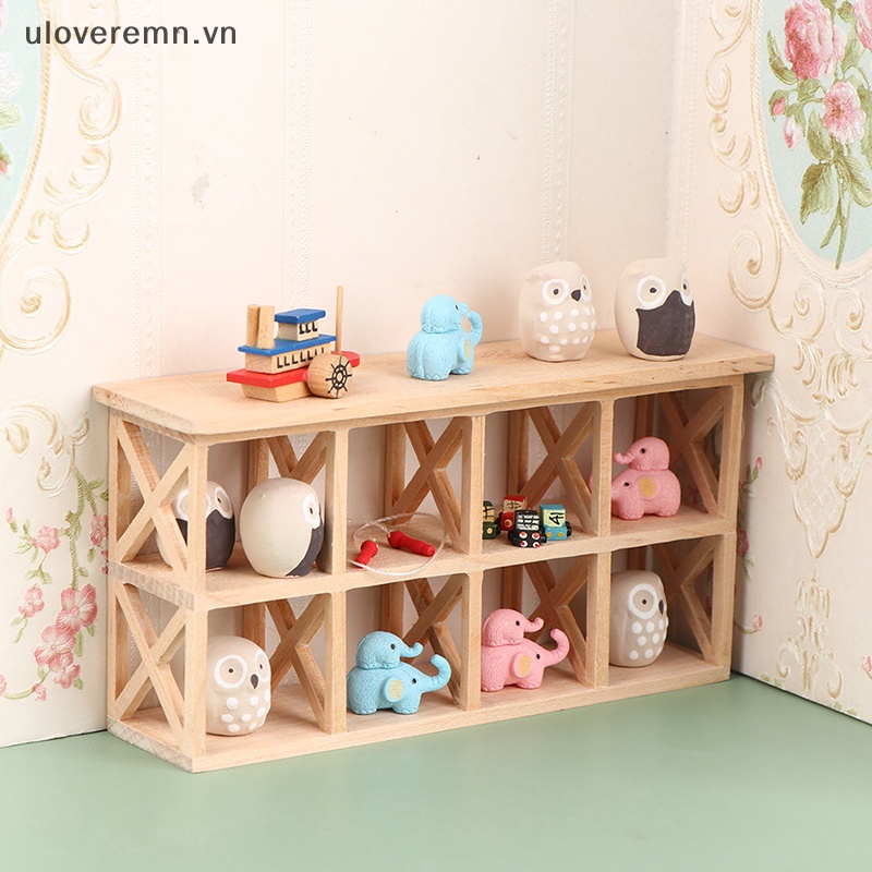 1 Bộ Giá Đỡ Trưng Bày Mô Hình Chim Cú / Voi / Chim Cú Trang Trí Nội Thất Nhà Búp Bê 1: 12