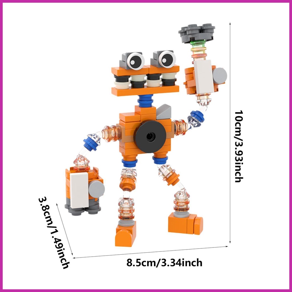 Bộ Đồ Chơi Lắp Ráp Mô Hình Quái Vật Hoạt Hình My Sing Monsters Cho Bé