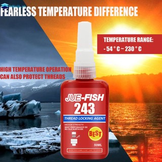 Keo khóa kim loại 50ml 243 ren