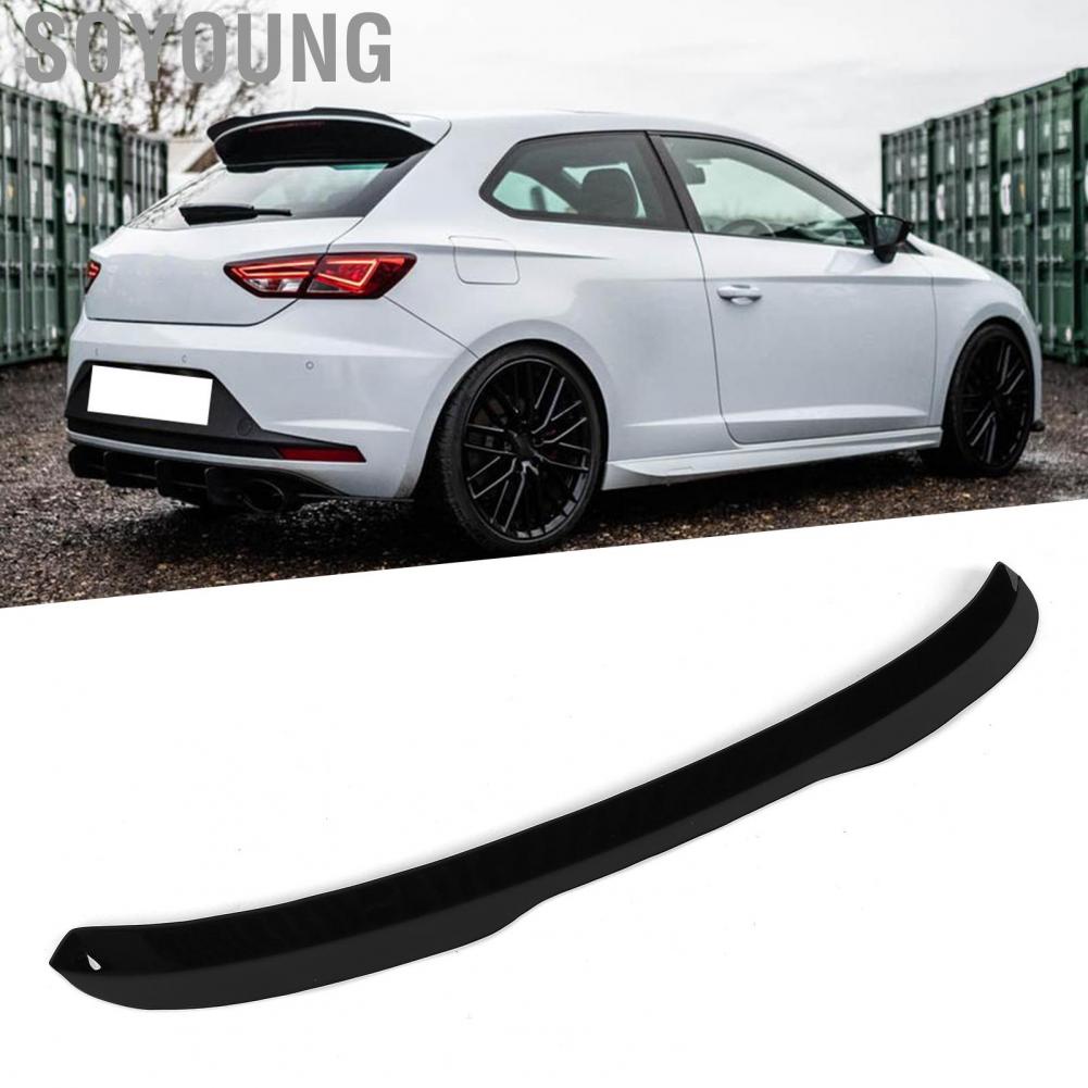 Soyoung Trunk Wing  Practical Rear Spoiler ABS Material for Replacement SEAT Leon Mk3 Cupra 2013‑20 Automobile Modification