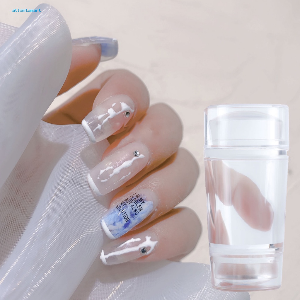 Túi Đựng Đồ Dùng Cao Cấp Tiện Dụng| Dụng Cụ In Hình Trang Trí Móng Tay Hai Đầu Trong Suốt Không Cần Biến Dạng